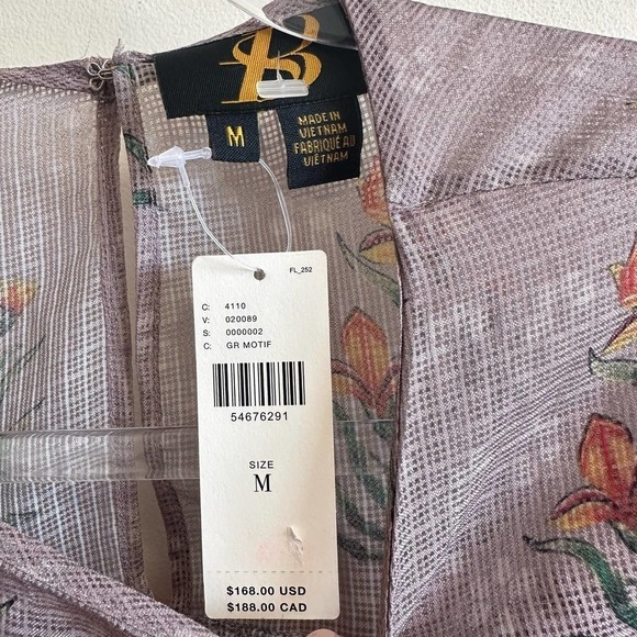 NWT Anthropologie Sachin & Babi Acacia Tasseled Blouse Top Brown Size Medium - Picture 12 of 14